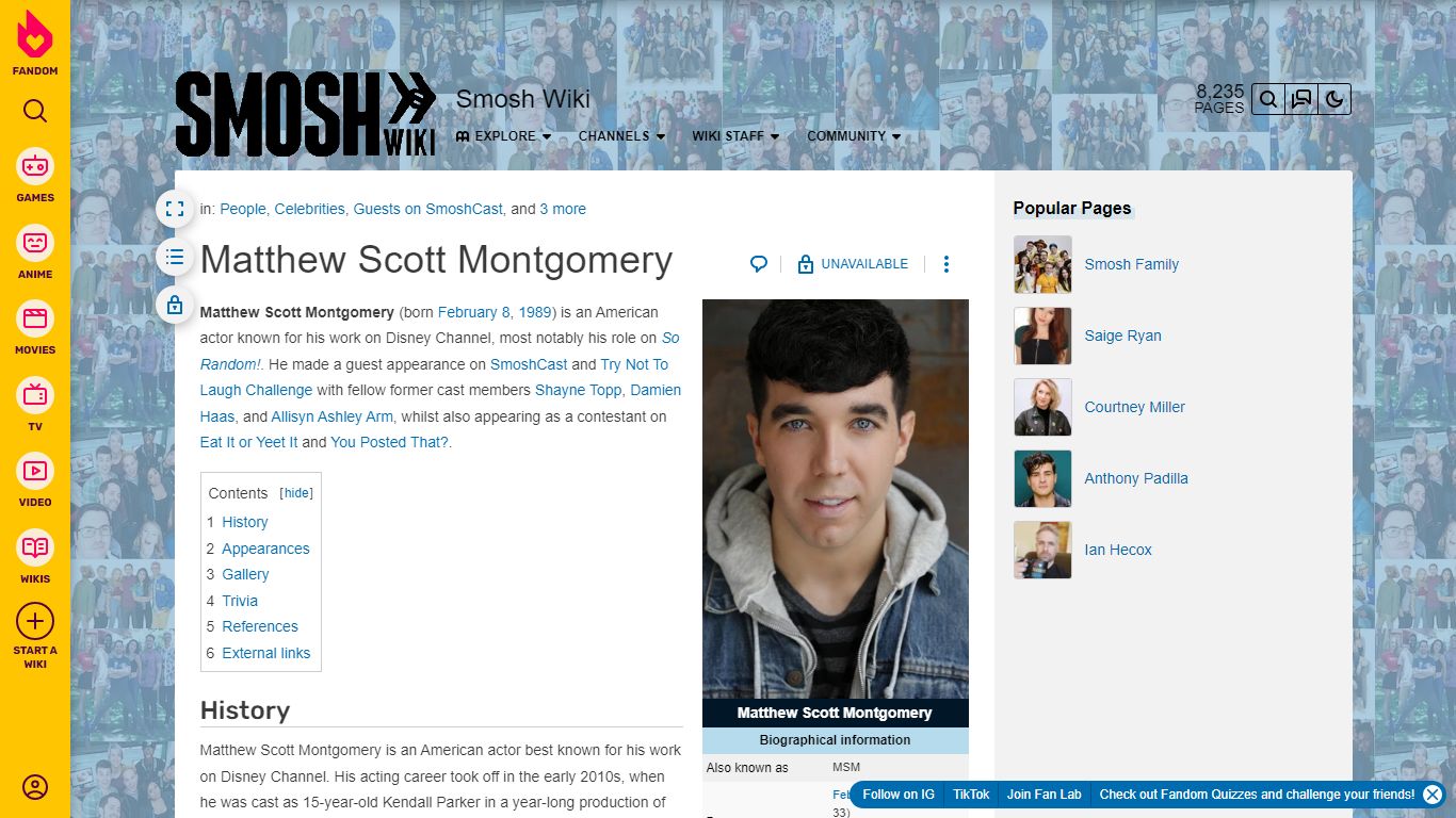 Matthew Scott Montgomery | Smosh Wiki | Fandom